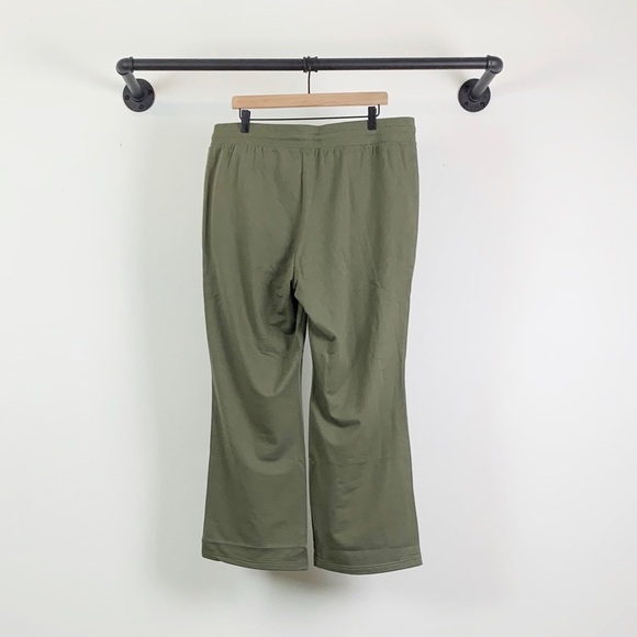 NWT Torrid Flare Lounge Pant in Ultra Soft Fleece Lined Olive Green - Picture 5 of 7